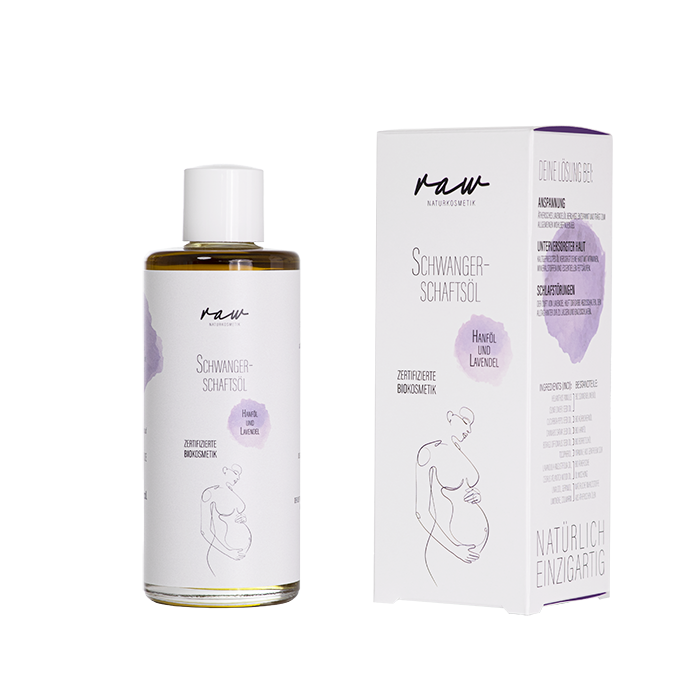 Bio Kosmetik Schwangerschaftsöl Lavendelöl Hanföl