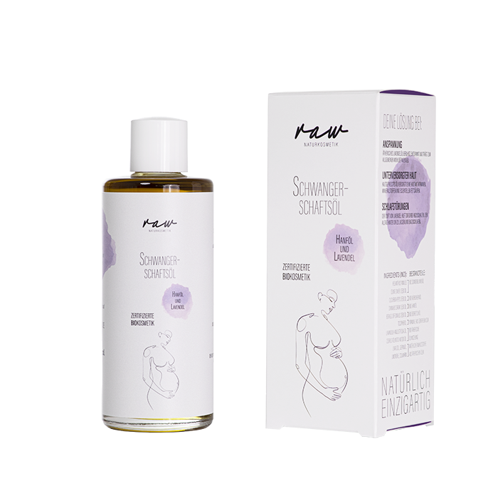 Bio Kosmetik Schwangerschaftsöl Lavendelöl Hanföl 